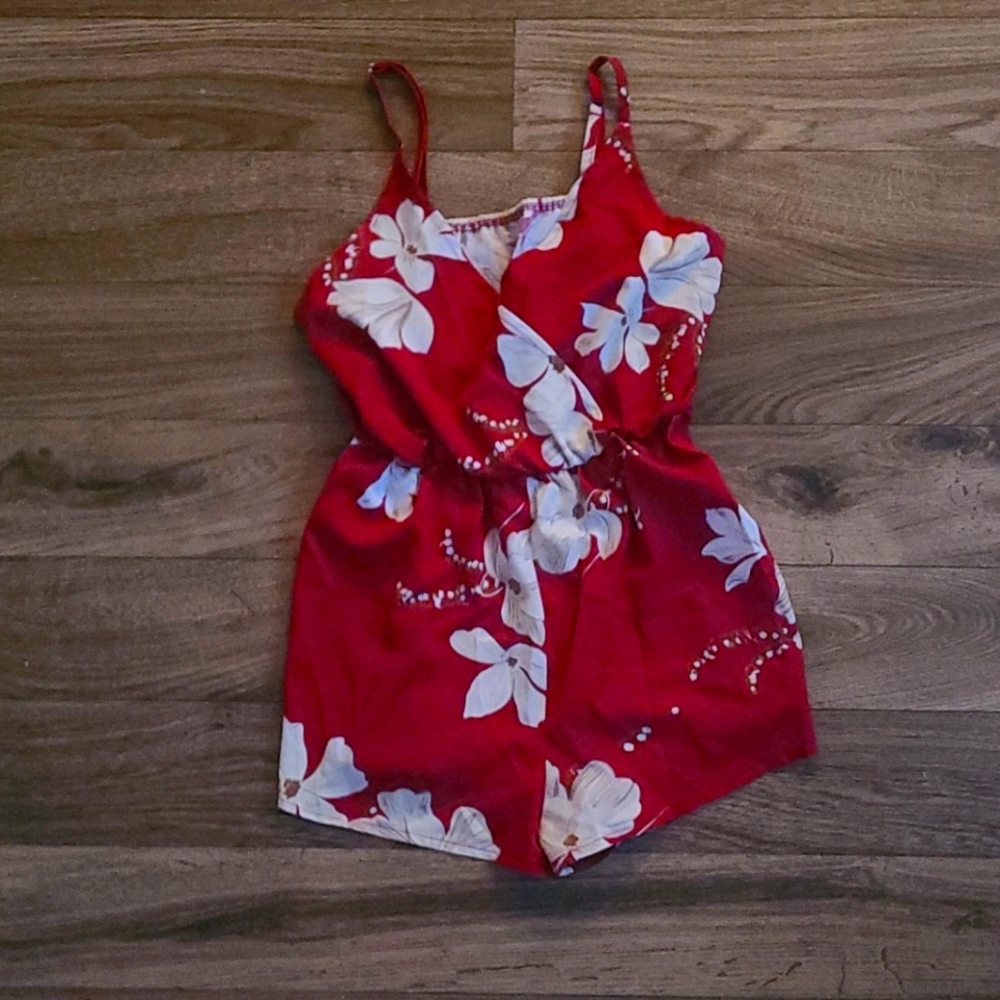 Red Floral Jumper